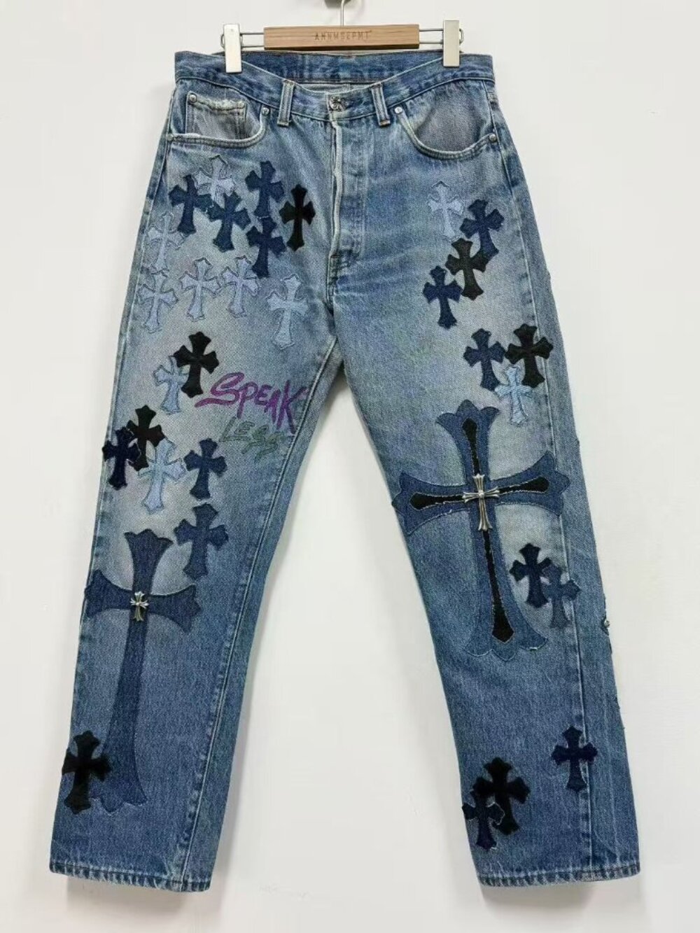 Chrome Hearts Limit mulit patches Jeans